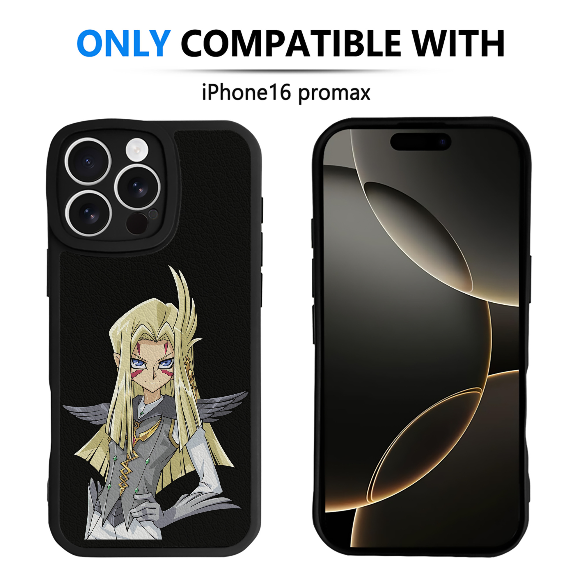 遊☆戯☆王 Yu-Gi-Oh! 【iPhone 16シリーズ対応】シリコンスマホケース（レザー調） 材質：シリコン
